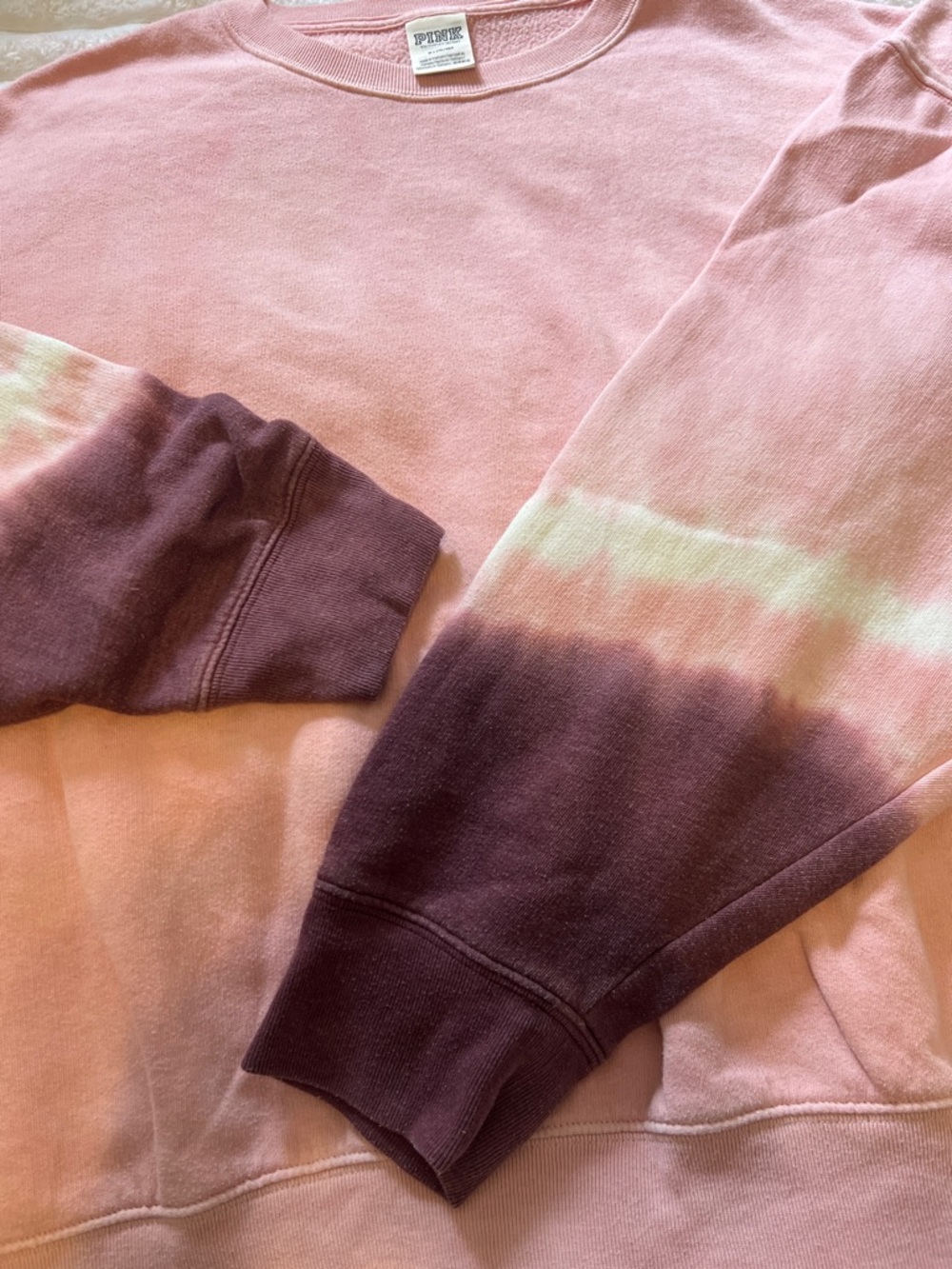 Tie - dye Pink VS Sweater